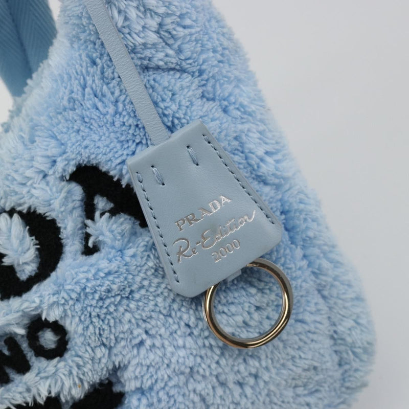 Prada Re-Edition 2000 Hobo Terry Cloth Blue