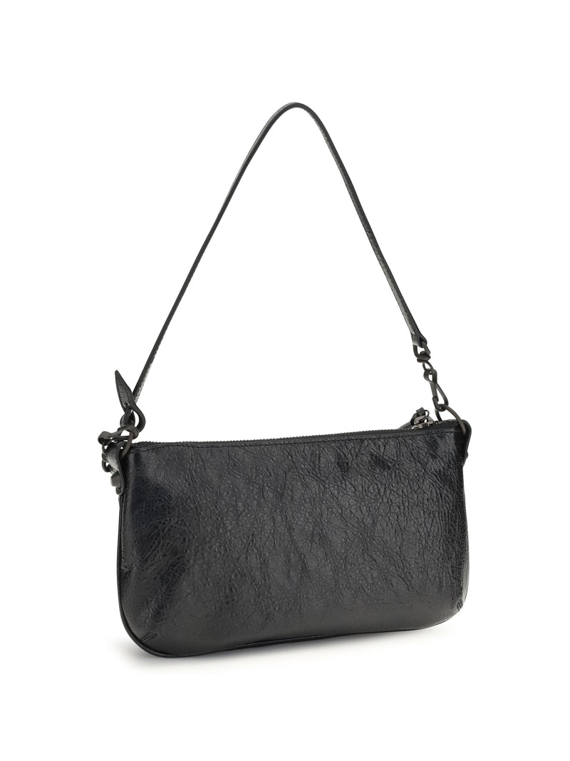 Balenciaga Shoulder Bag — Black Lamb Ovis Aries