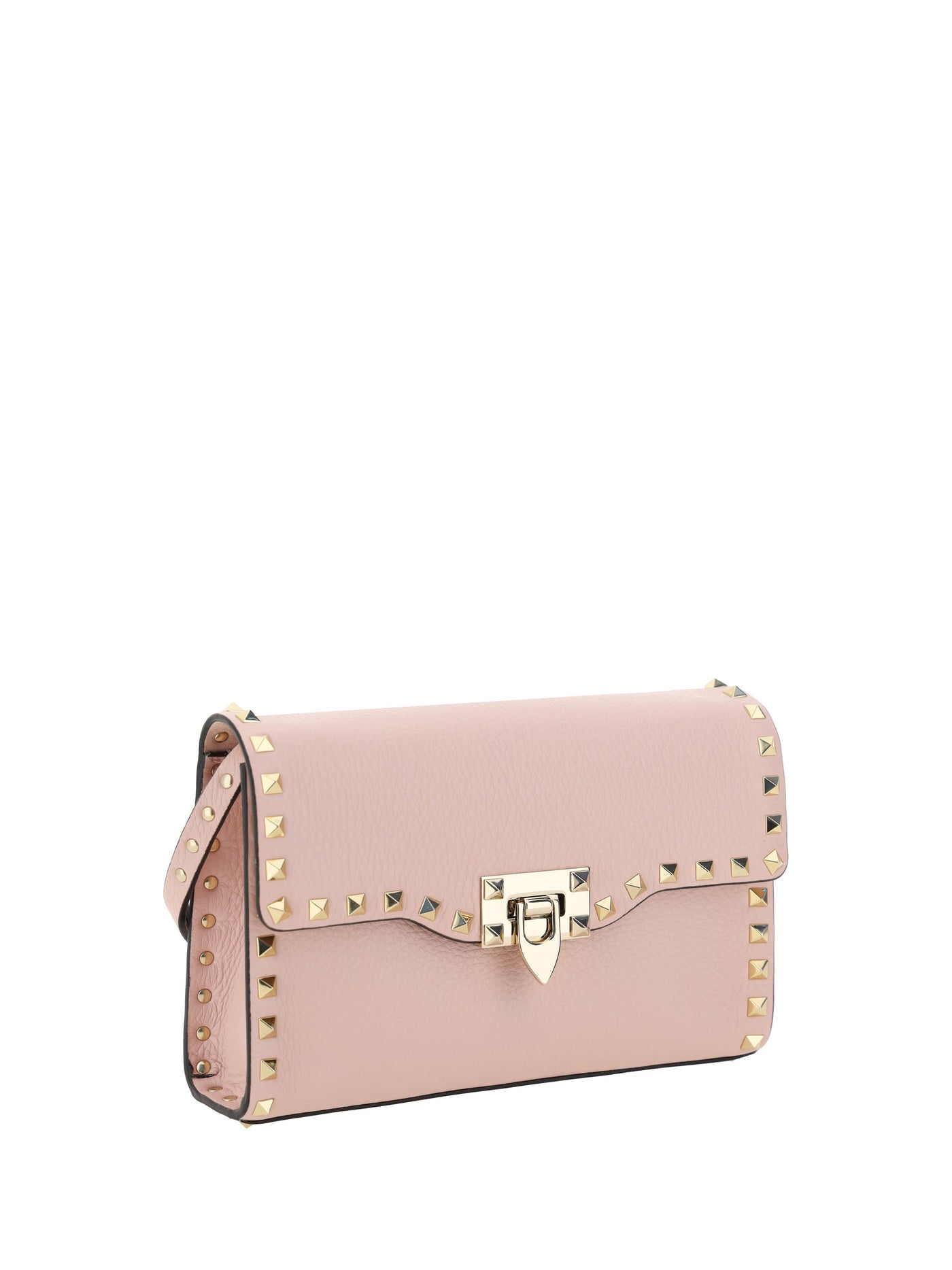 Valentino Garavani Shoulder Bag — Pink Calf Leather