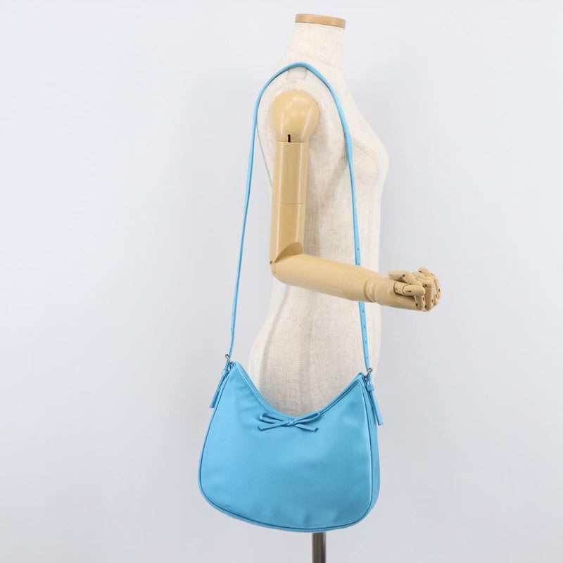 Balenciaga Leopolda Satin Blue Bag