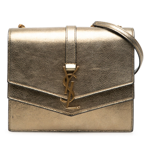 Medium Metallic Leather Monogram Sulpice Crossbody - Image 1