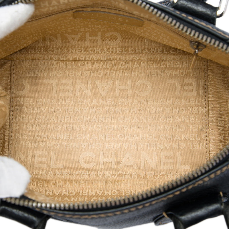 Grained Calfskin Tassel LAX Bowler Bag - Image 4