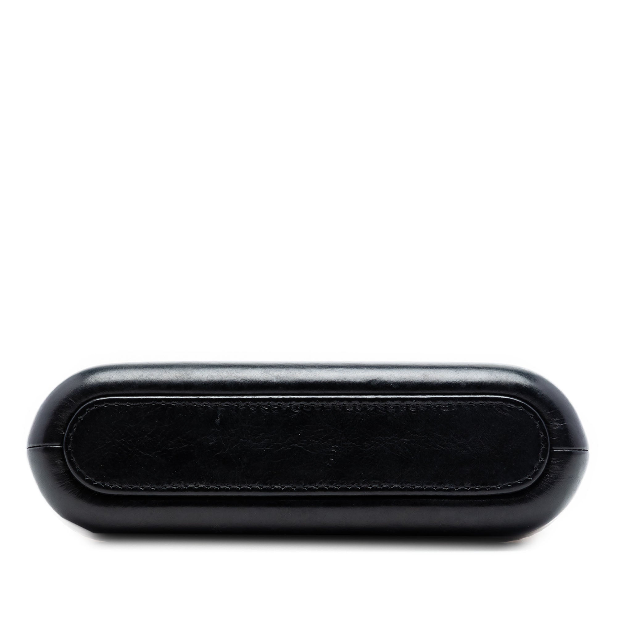 Bicolor Aged Calfskin Gabrielle Double Zip Clutch with Chain - Image 3