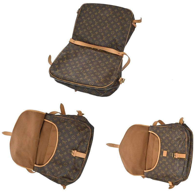 Louis Vuitton Saumur Monogram Canvas Brown Bag