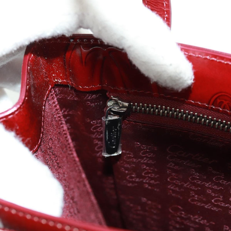 Cartier Happy Birthday Patent Leather Red Patent_leather Bag