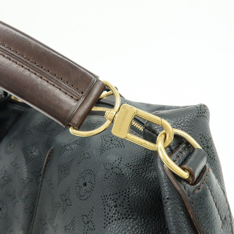 Louis Vuitton Selene Mahina Leather Black Bag