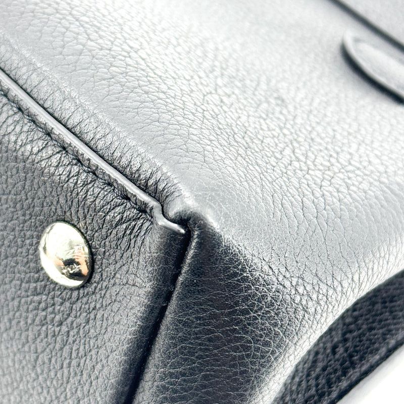 Louis Vuitton Lockme Ever Leather Black Calfskin Bag