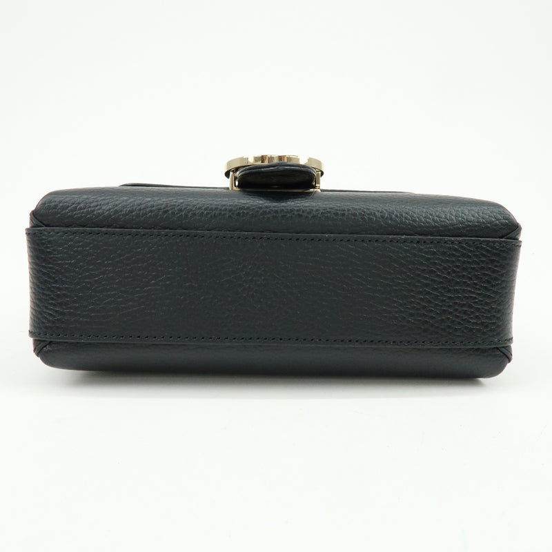 Gucci Interlocking Leather Black Bag