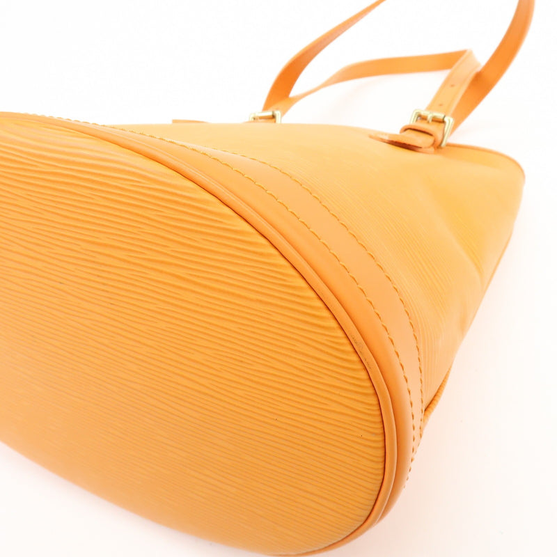 Louis Vuitton Petit Bucket Epi Leather Orange Bag