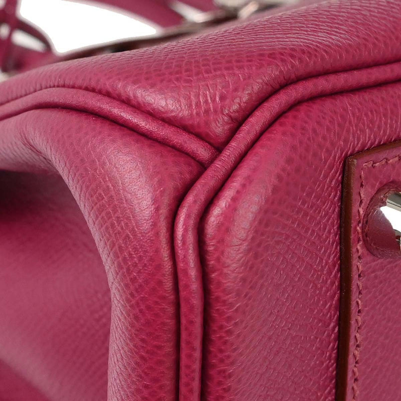 Hermes Birkin Red Epsom With Gold Hardware Pink Leather Bag