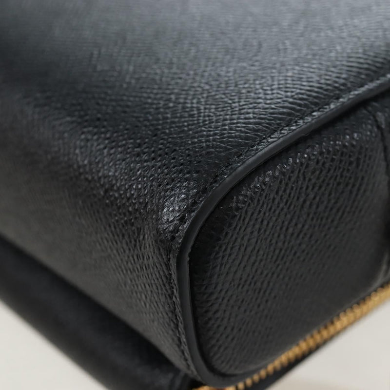 Christian Dior Caro Double Leather Black Bag