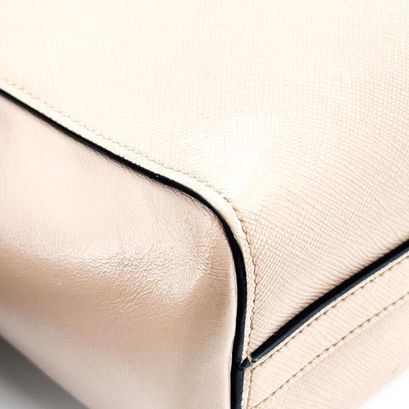 Prada Vintage Tote Leather Beige