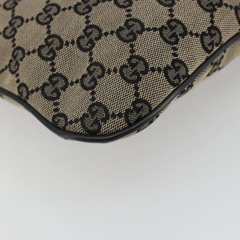 Gucci Web Strap Zip Messenger Gg Canvas Beige