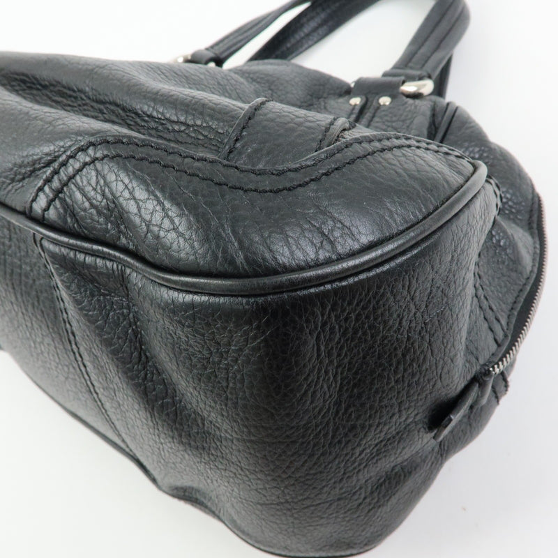 Celine Macadam Leather Black Bag