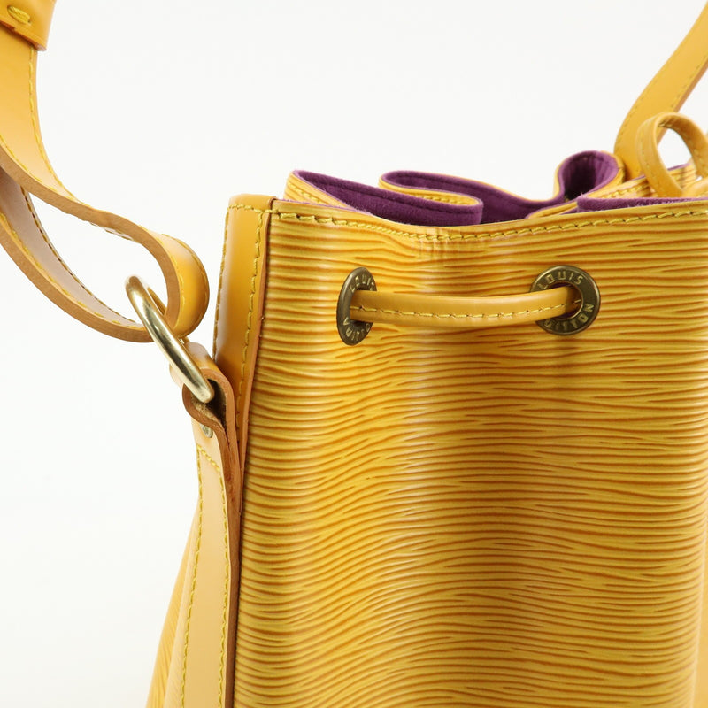 Louis Vuitton Noe Epi Leather Yellow Bag
