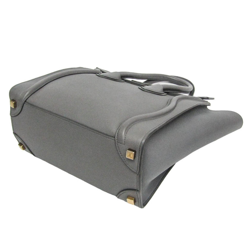 Celine Luggage Smooth Leather Gray Bag