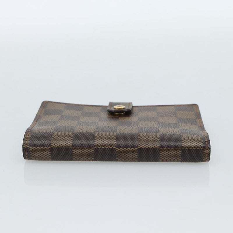 Louis Vuitton Ring Agenda Cover Damier Brown Canvas Bag
