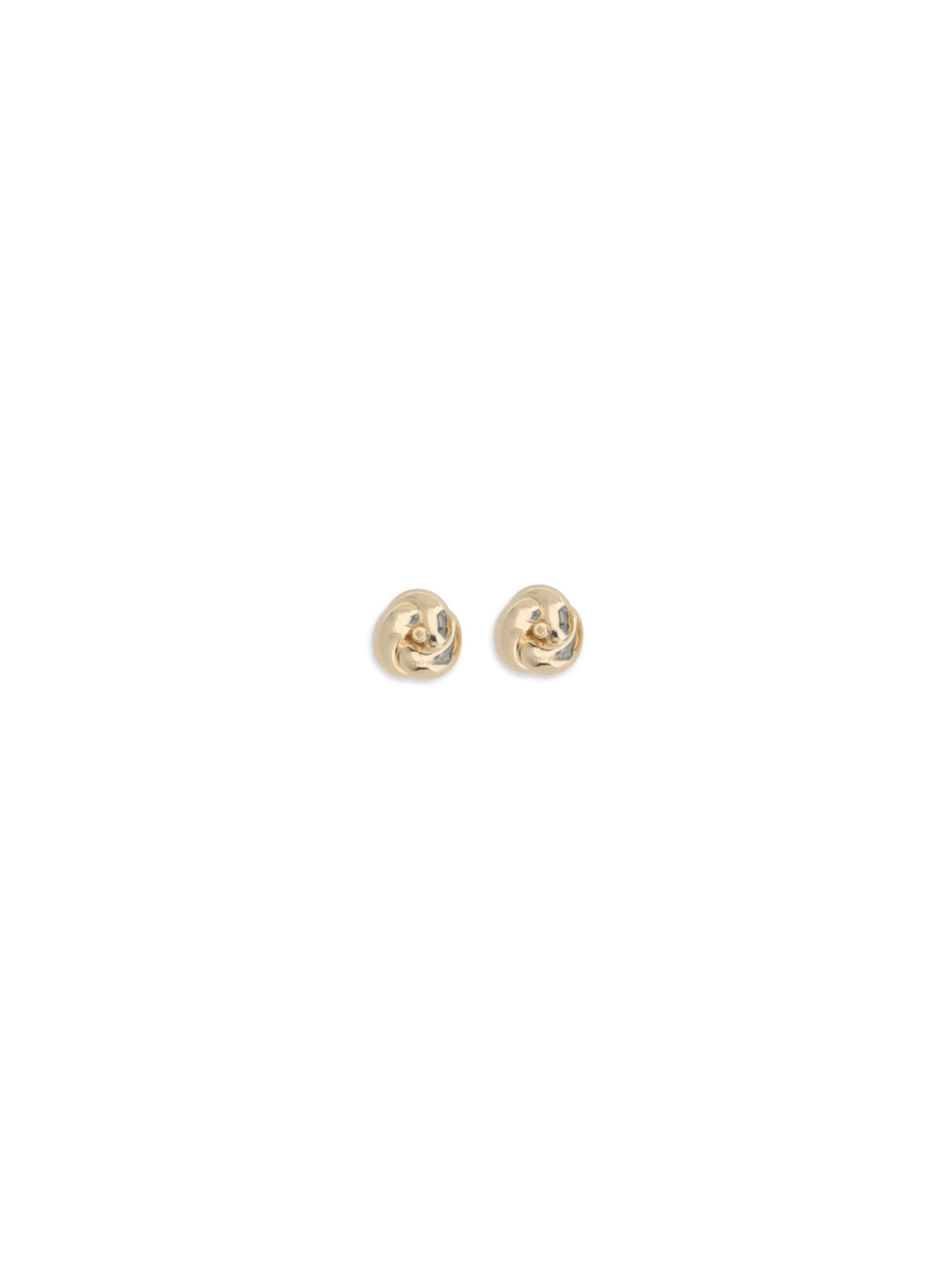 Self-Portrait Knotted Drop Earrings — Gold Brass