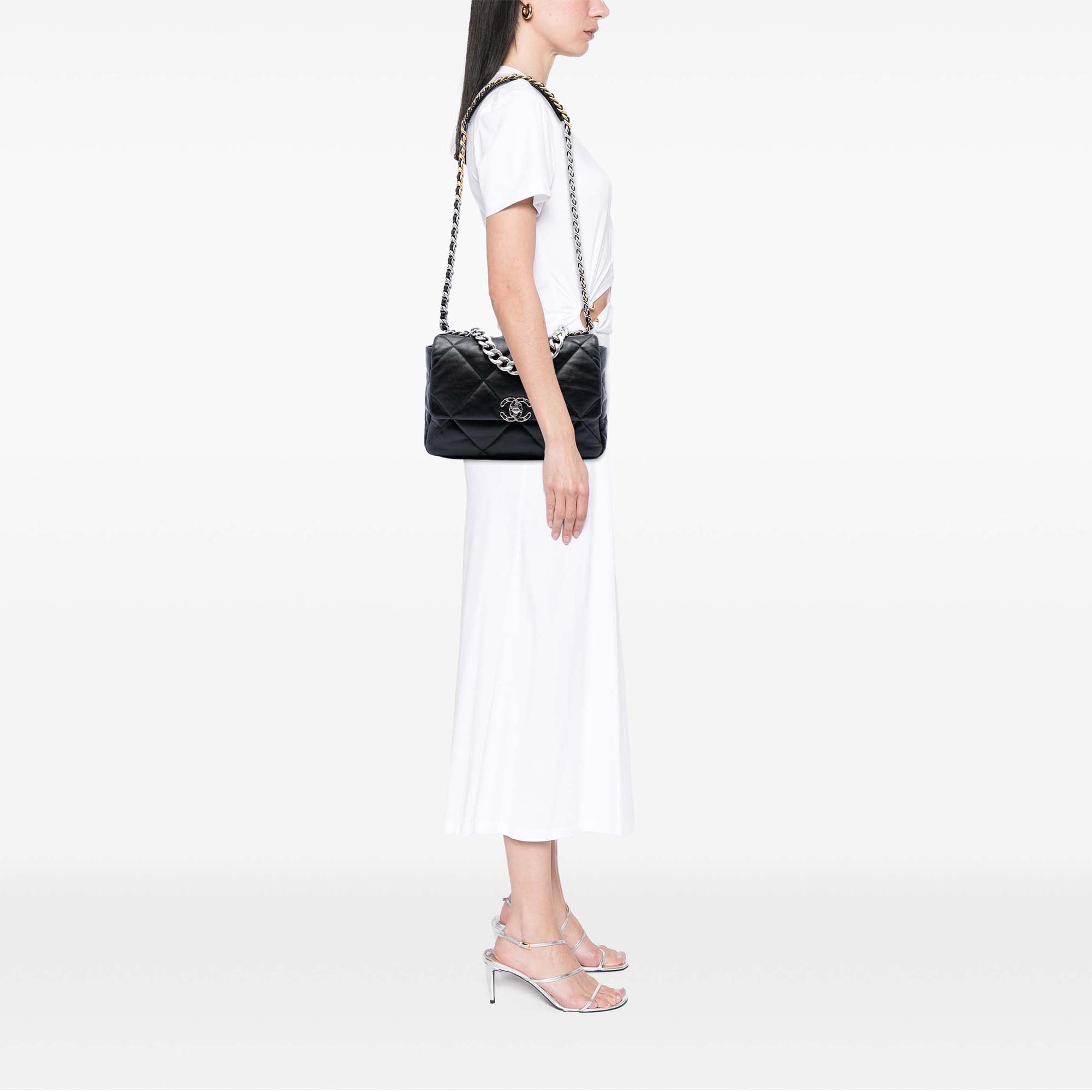 Large Lambskin 19 Flap - Image 5