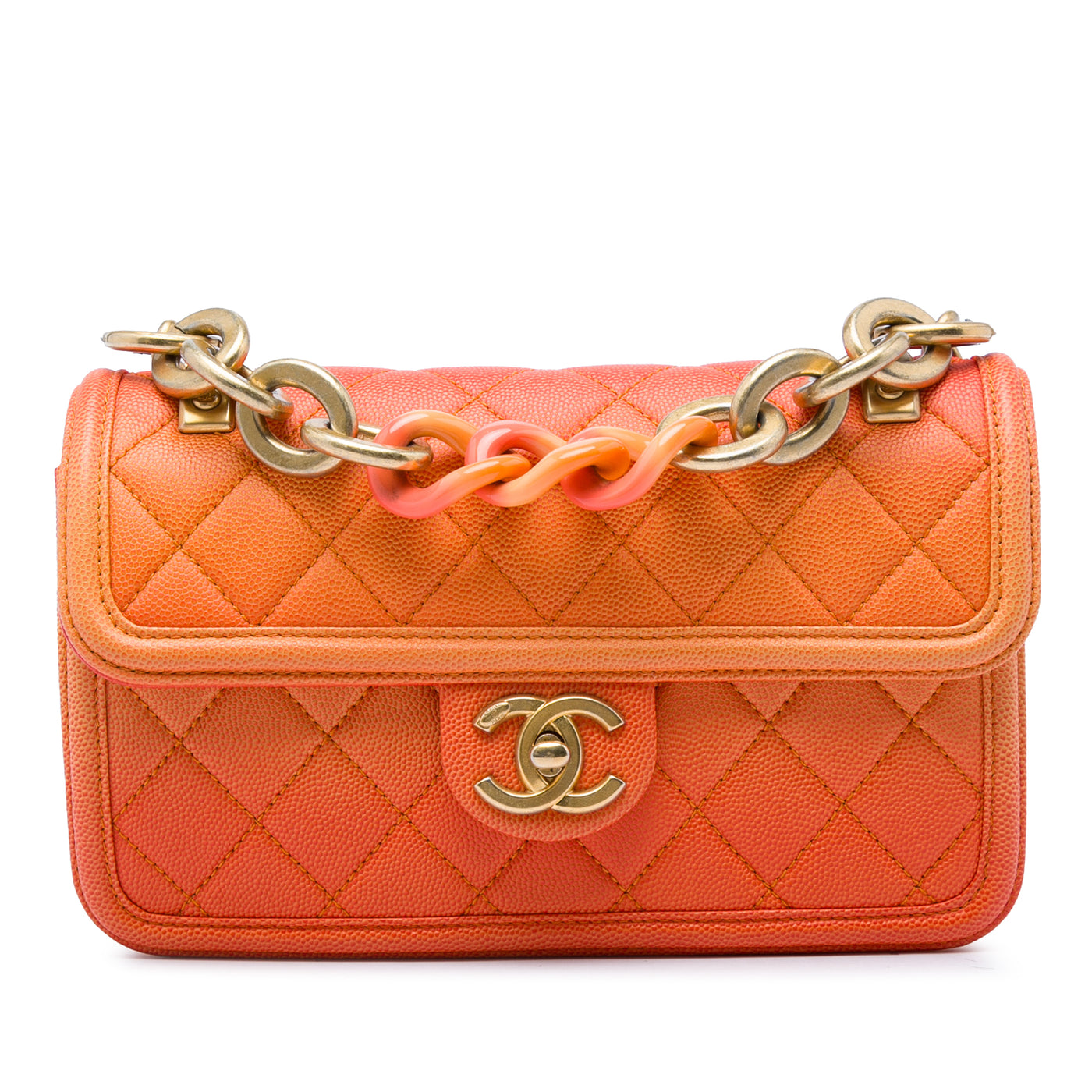 Small Quilted Caviar Sunset On The Sea Flap - Image 1