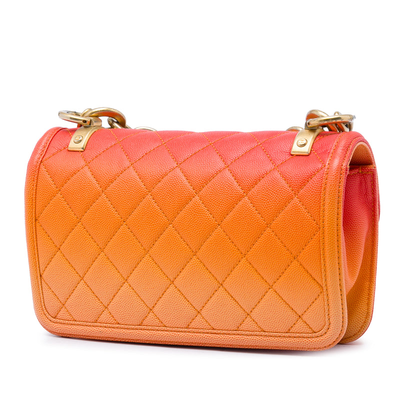Small Quilted Caviar Sunset On The Sea Flap - Image 2