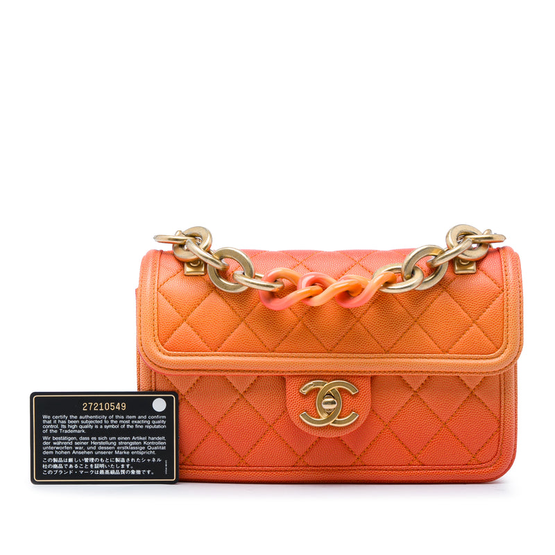 Small Quilted Caviar Sunset On The Sea Flap - Image 7