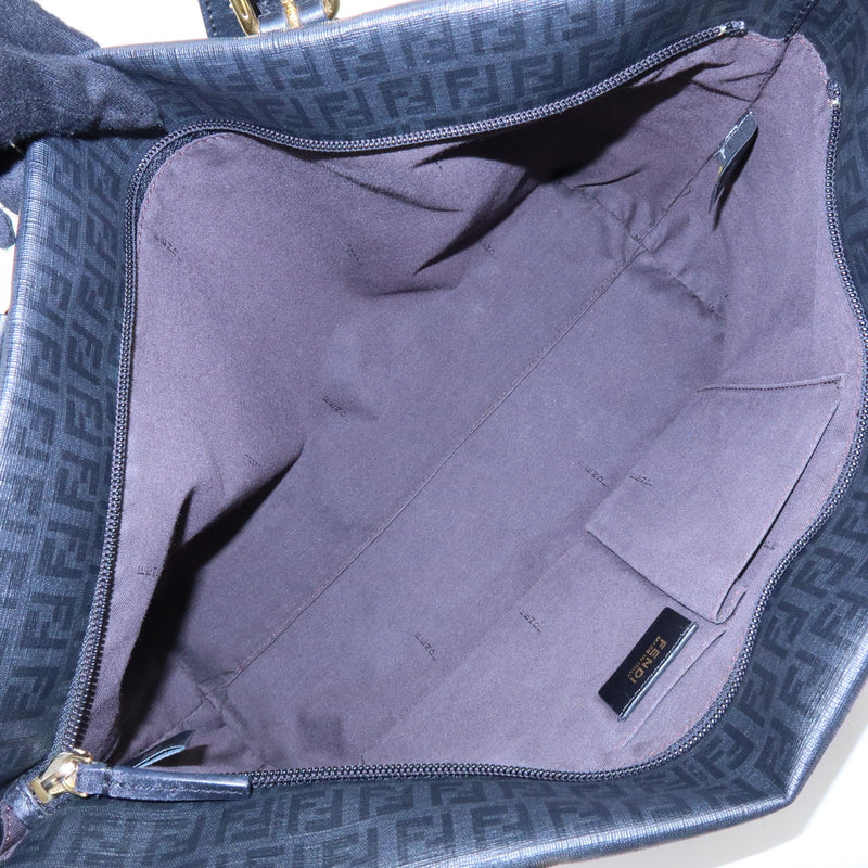 Fendi Superstar Zucchino Coated Canvas Black Bag