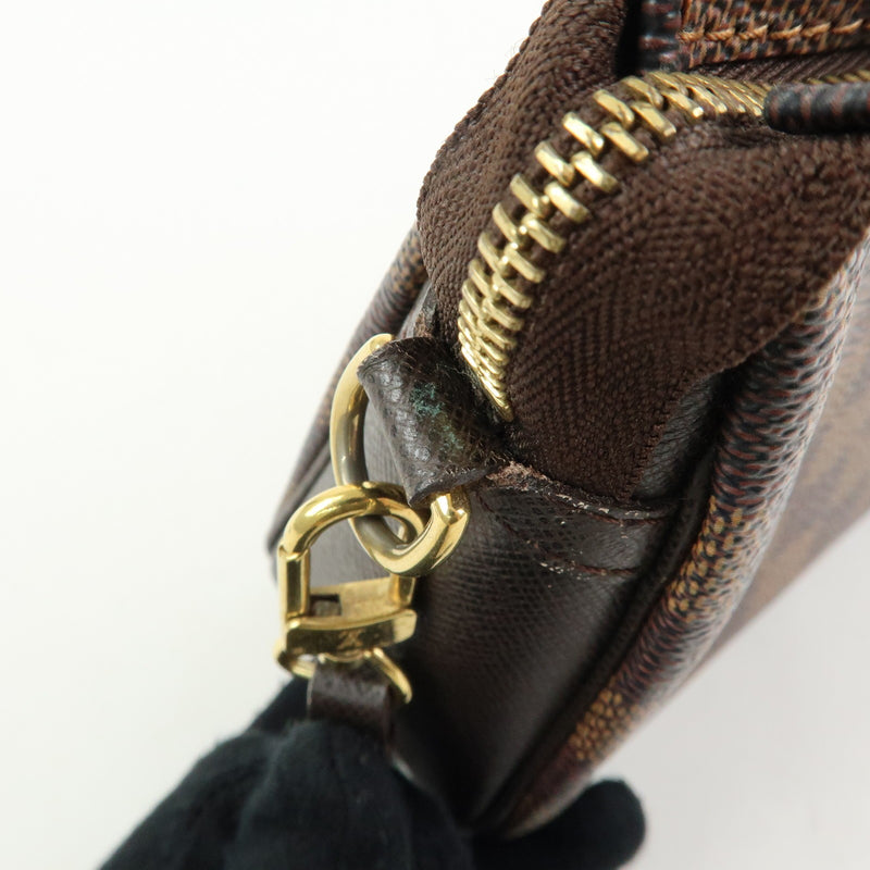 Louis Vuitton Trousse Make Up Damier Brown Canvas Bag