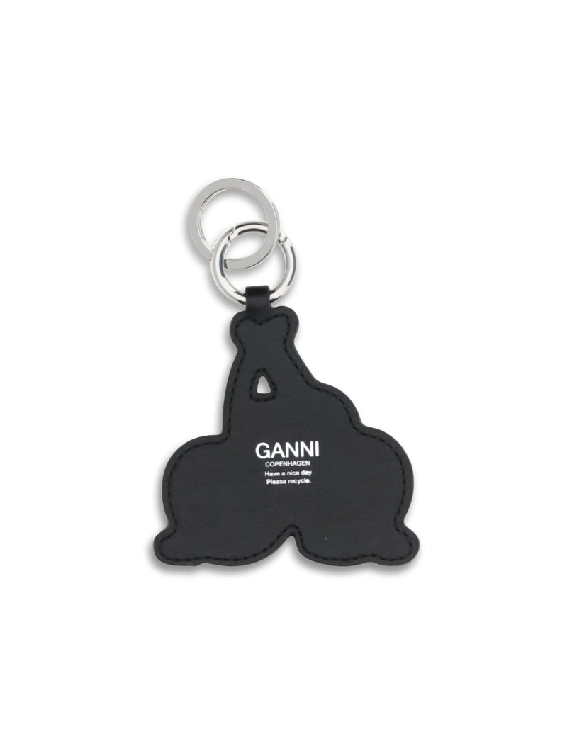 Ganni Cherry-Shaped Keyring — Red Bracelets