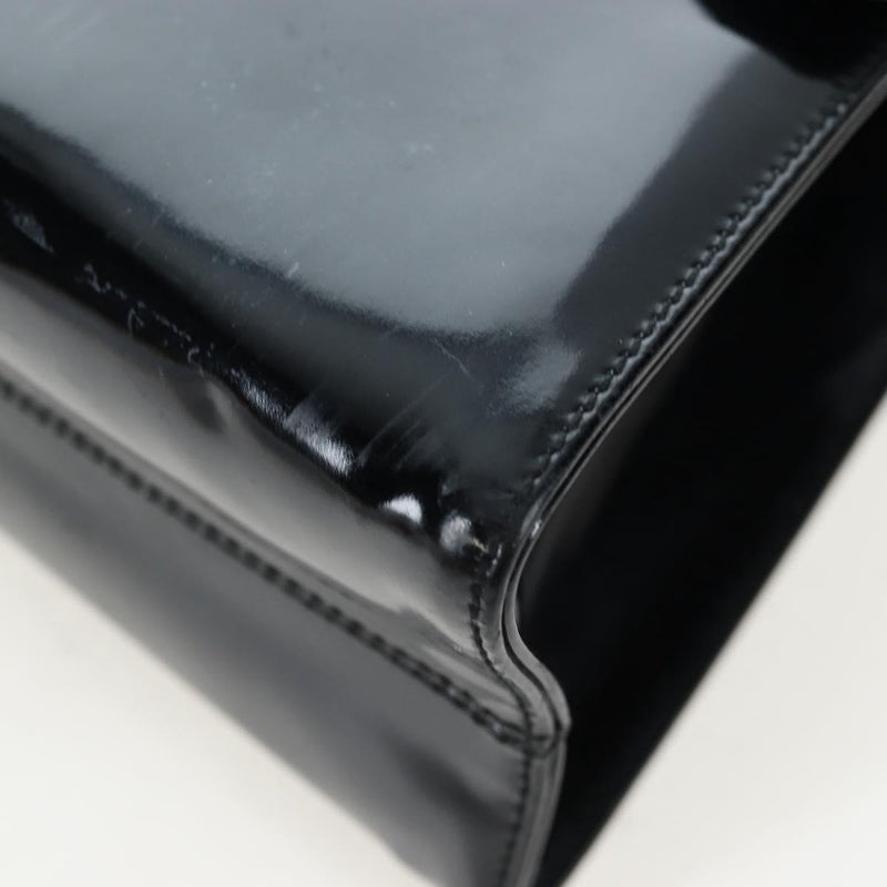 Salvatore Ferragamo Vala Patent Leather Black Patent_leather Bag
