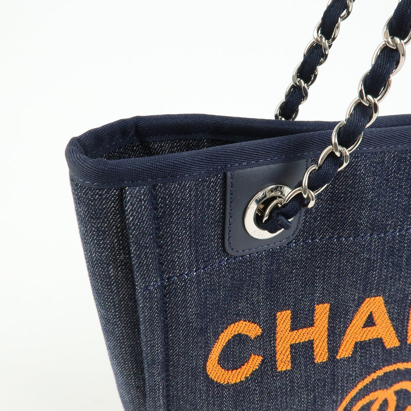 Chanel Deauville Denim Blue Denim_jeans Bag