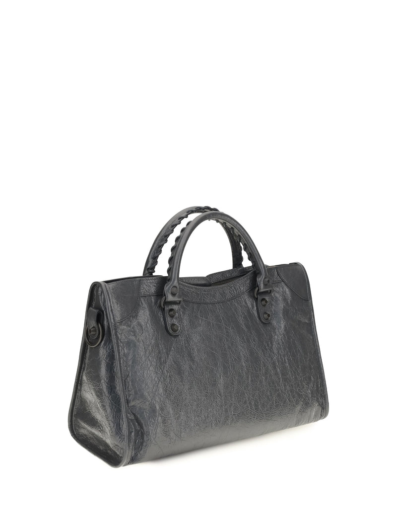 Balenciaga Le City Shoulder Bag — Gray