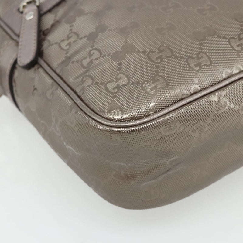 Gucci Zip Gg Imprime Pink Canvas Bag