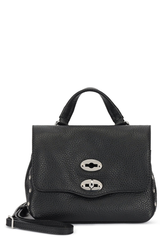Zanellato Postina Baby Top Handle Bag — Black Cow Hide