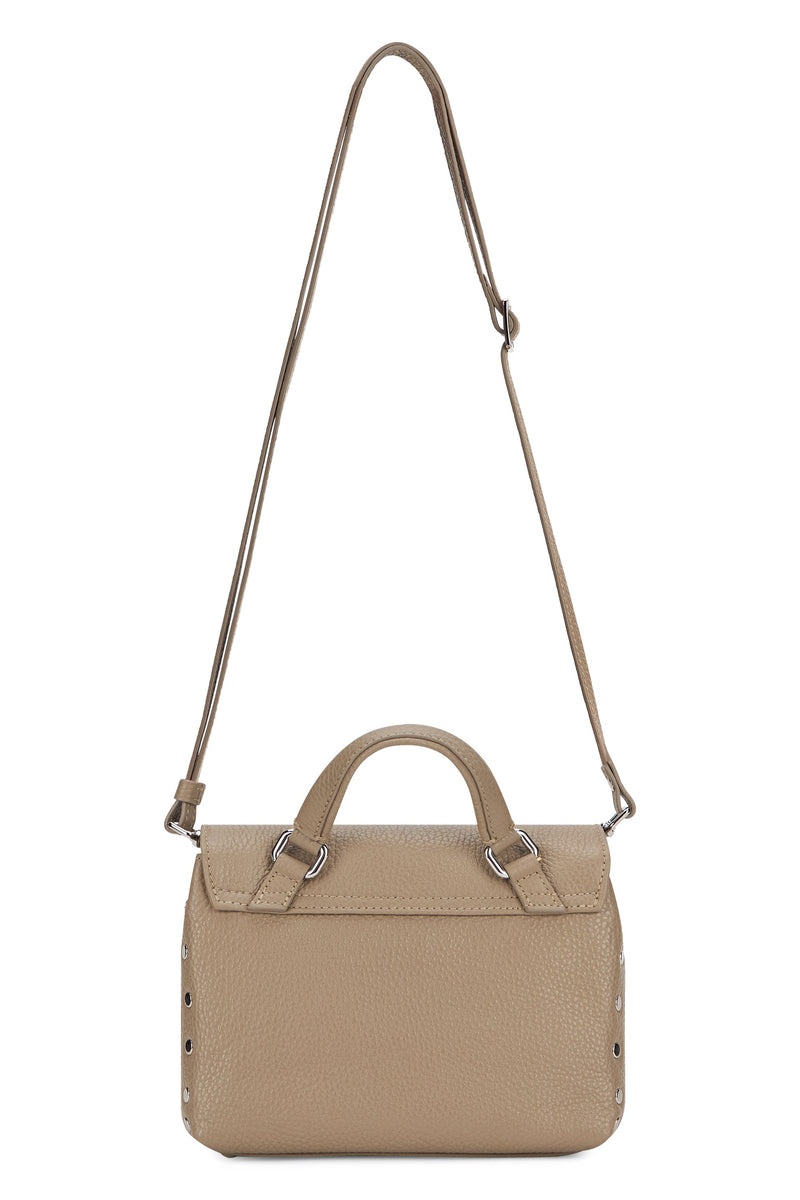 Zanellato Postina Daily Top Handle Bag — Gray Calfskin