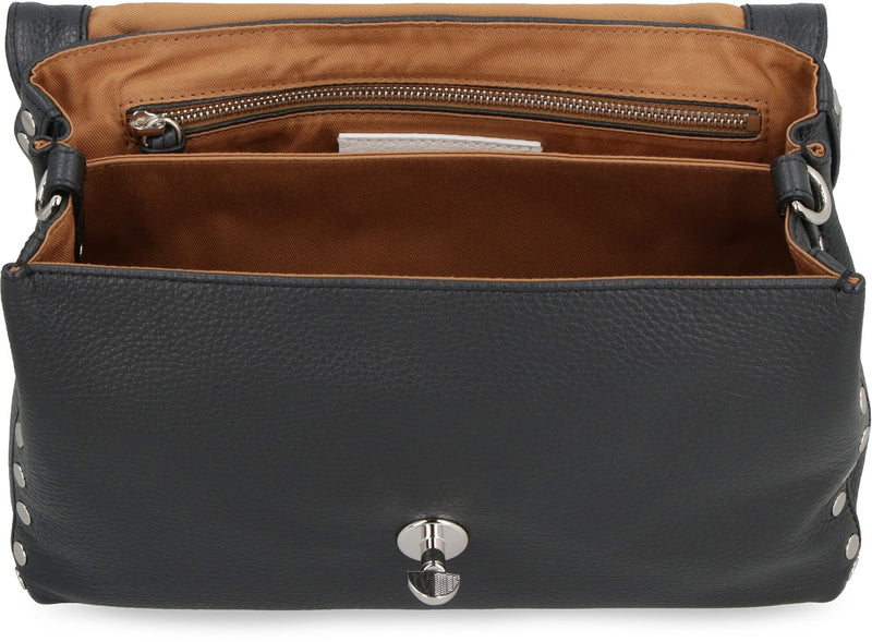Zanellato Shoulder Bag — Black Calf