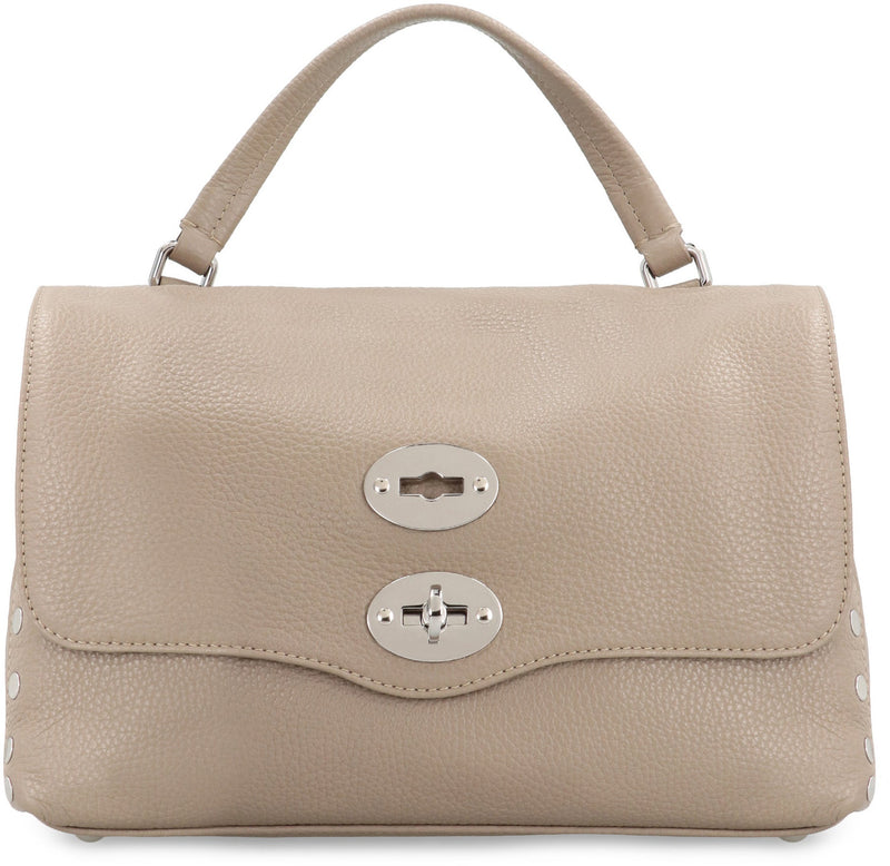 Zanellato Postina S Top Handle Bag — Beige Calf Leather