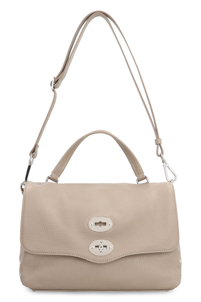 Zanellato Postina S Top Handle Bag — Beige Calf Leather