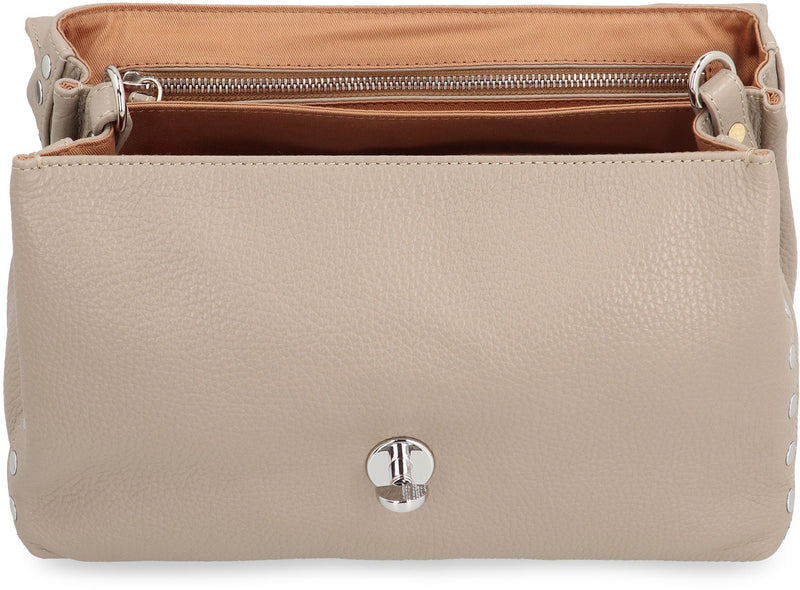 Zanellato Postina S Top Handle Bag — Beige Calf Leather