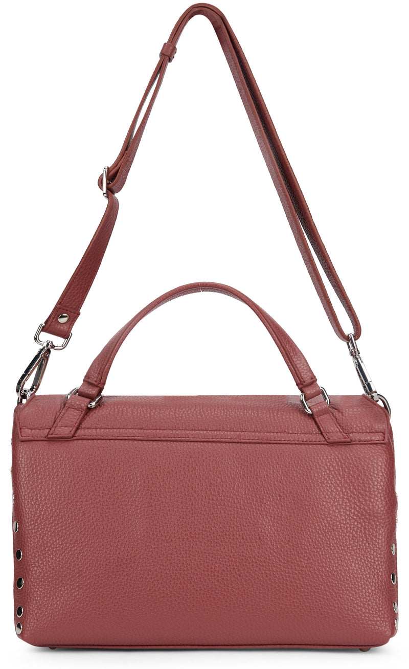 Zanellato Postina Shoulder Bag — Red Calfskin