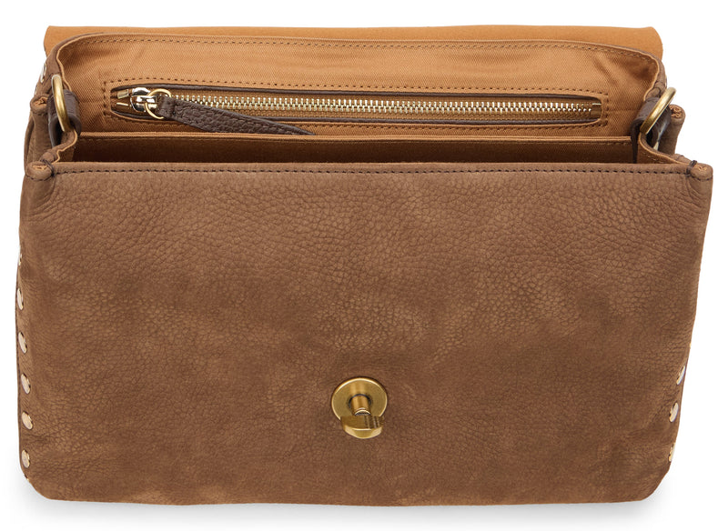 Zanellato Postina Shoulder Bag — Brown Calfskin