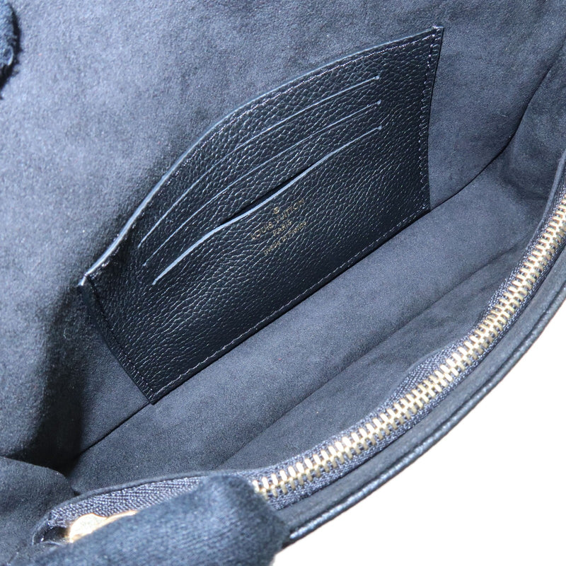 Louis Vuitton Ivy Wallet On Chain Monogram Empreinte Giant Black Leather Bag