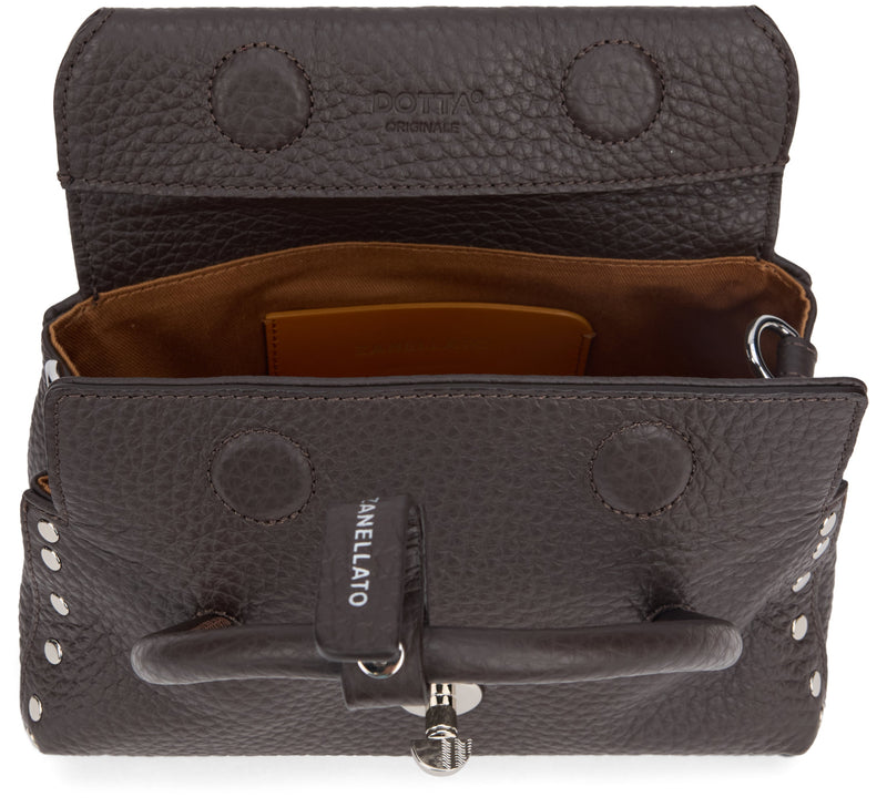 Zanellato Dotta Shoulder Bag — Brown Calfskin