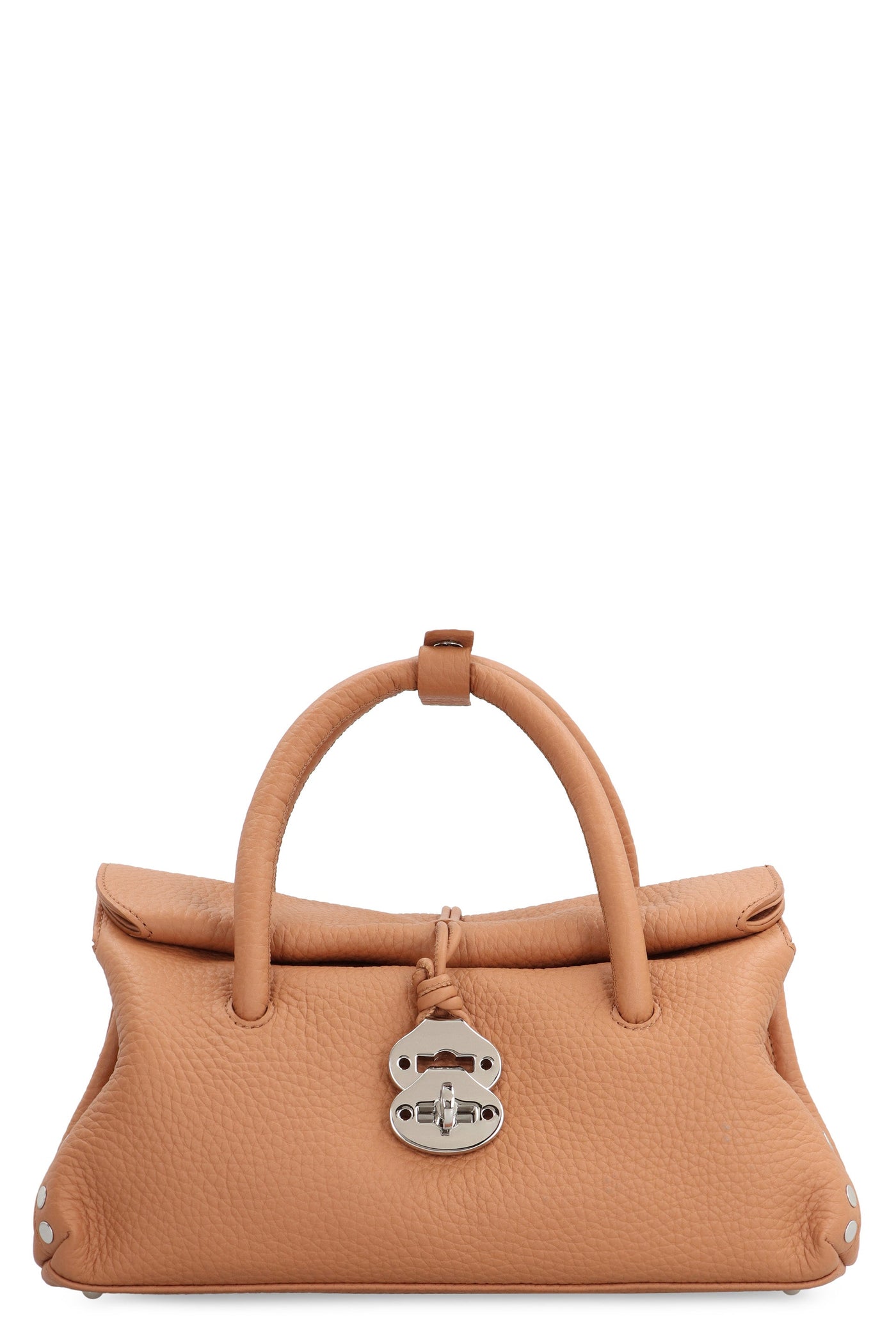 Zanellato Centauro S Top Handle Bag — Brown Cowhide