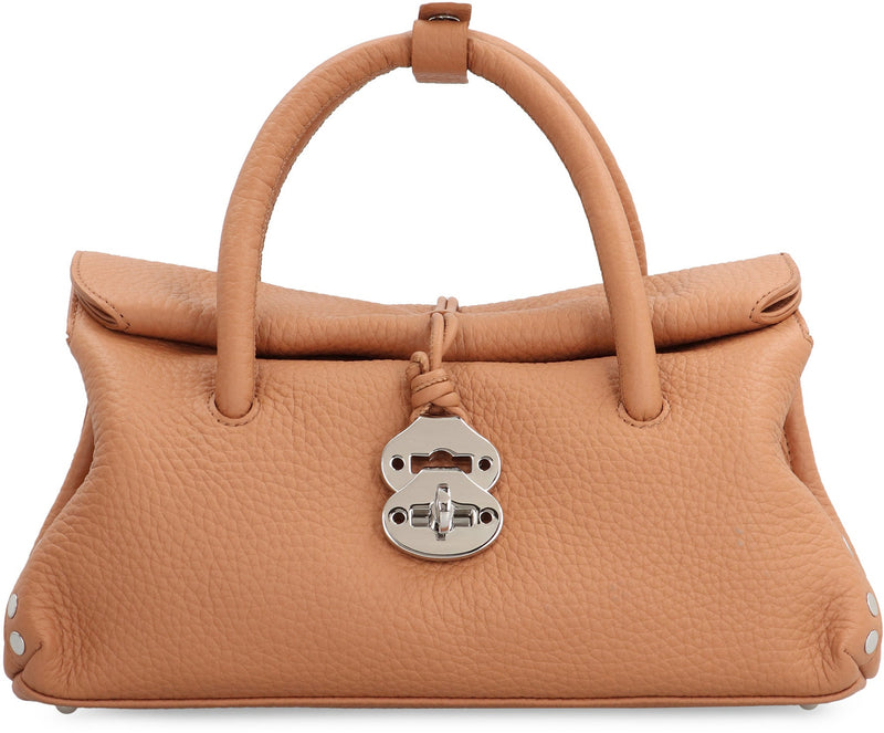 Zanellato Centauro S Top Handle Bag — Brown Cowhide