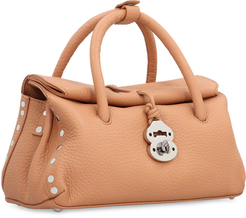 Zanellato Centauro S Top Handle Bag — Brown Cowhide