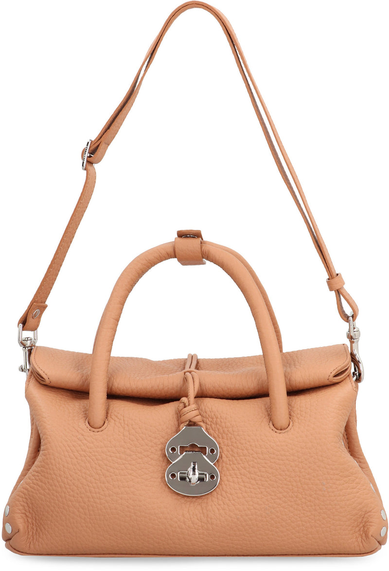 Zanellato Centauro S Top Handle Bag — Brown Cowhide