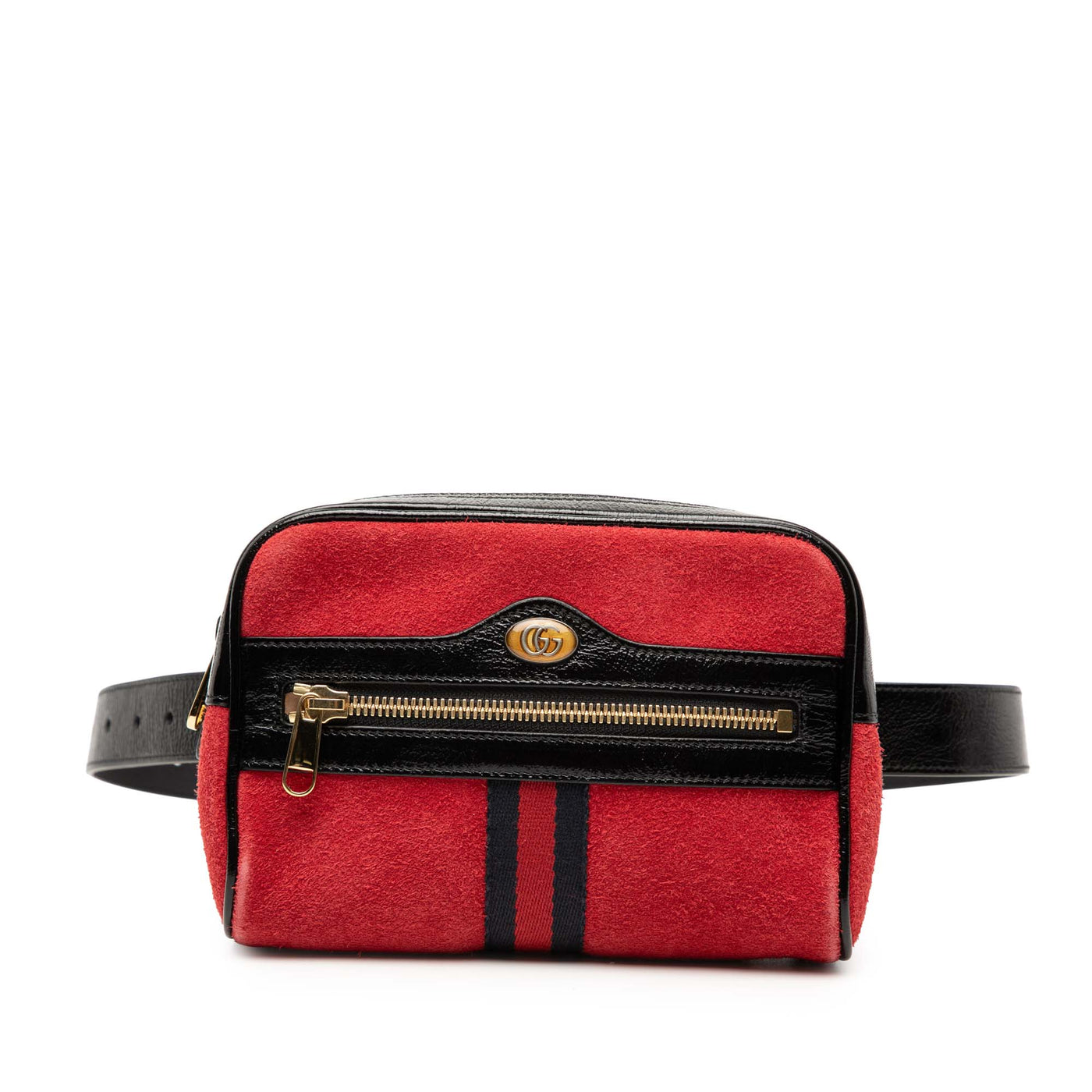 Small Suede Ophidia Belt Bag - Image 1