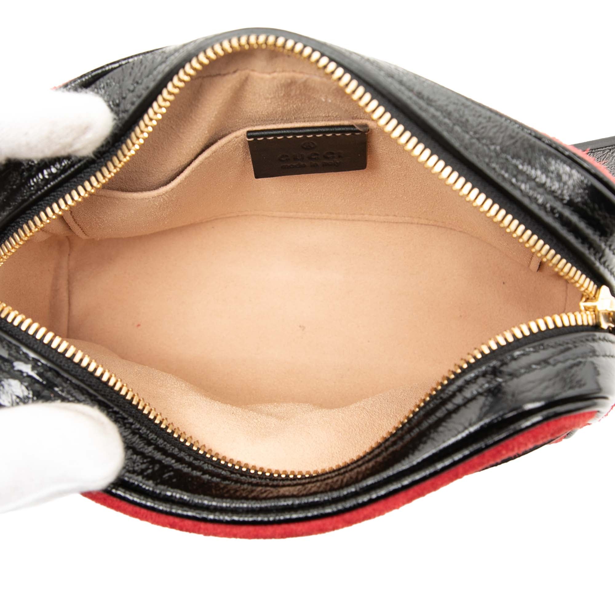 Small Suede Ophidia Belt Bag - Image 4