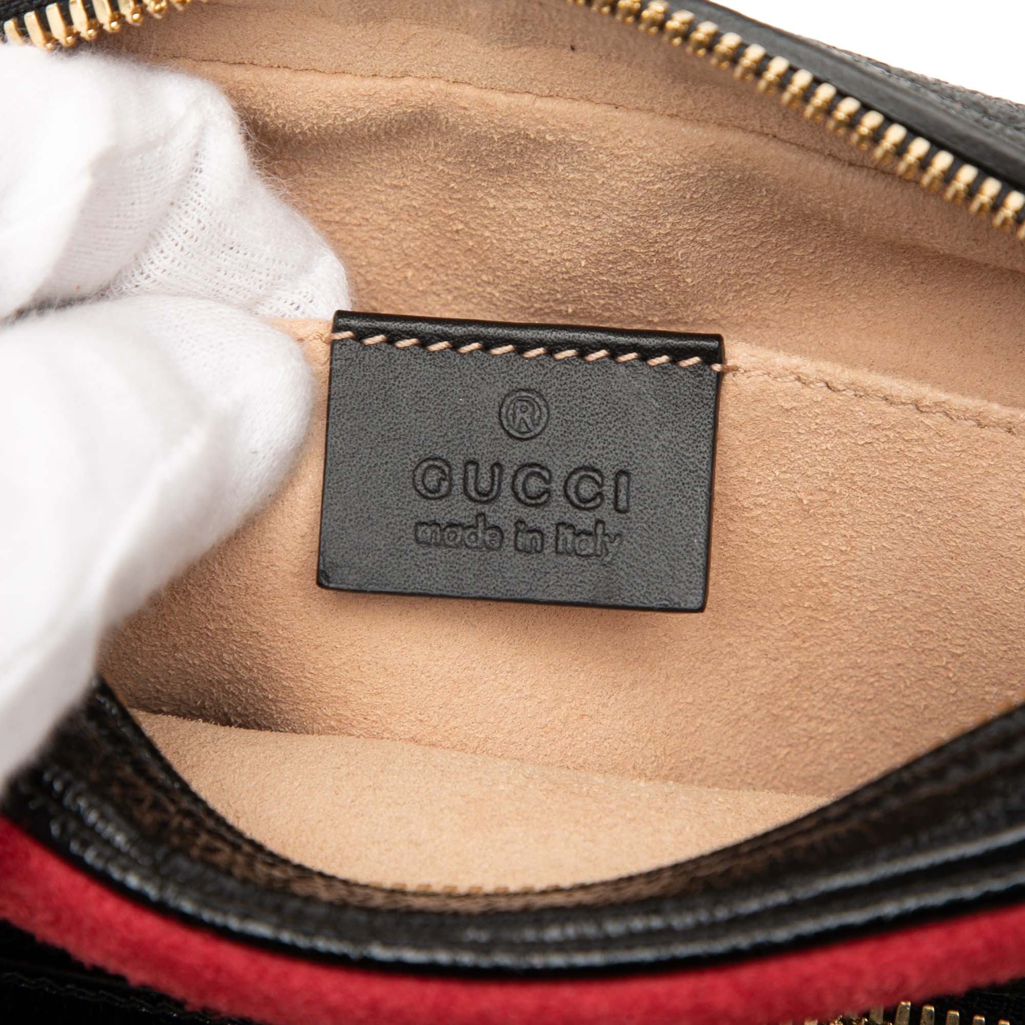 Small Suede Ophidia Belt Bag - Image 5